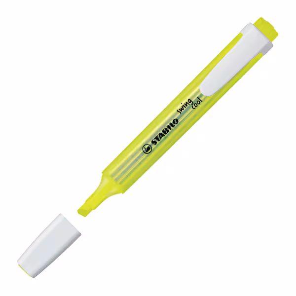 Sublinhador Stabilo swing cool - Amarelo