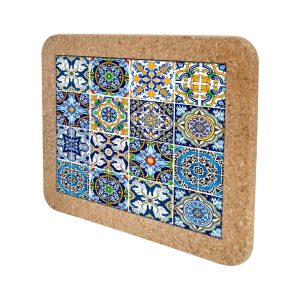 Base Cortiça Retangular com Azulejo 15×20 AZP4