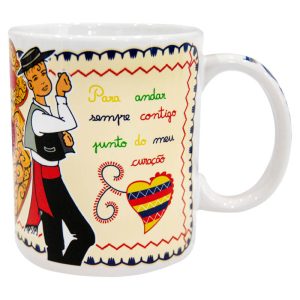 Caneca de Porcelana com Gliter