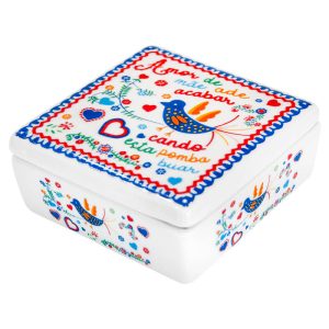 Guarda Jóias Grandes de Porcelana