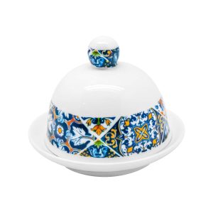 Manteigueira de Porcelana