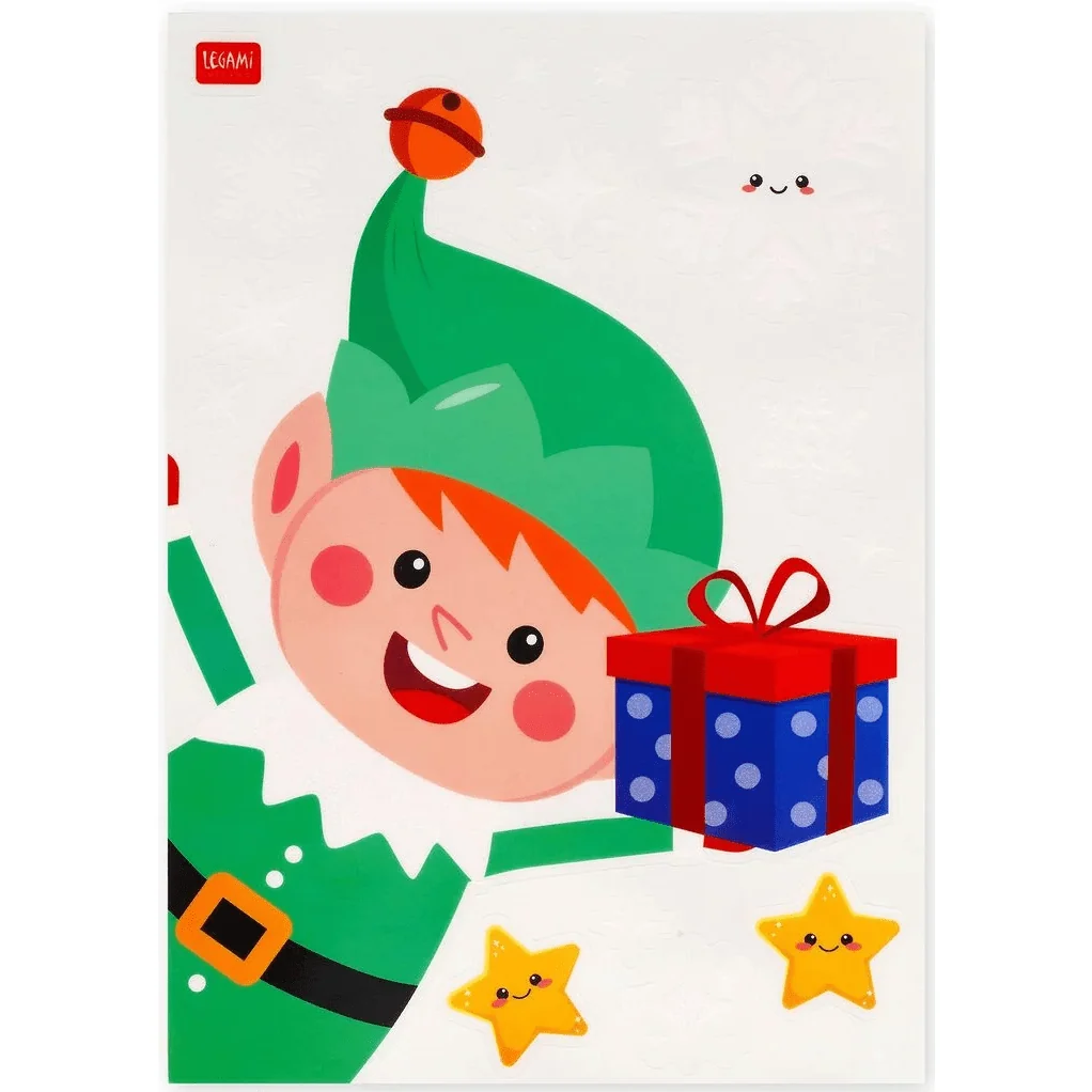 Conjunto de 70 adesivos estáticos para janelas - Windo-Wow Natal Legami - Image 5