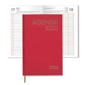 Agenda firmo 2026 comercial e industrial Vermelha