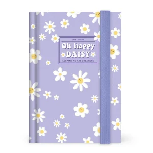 Agenda Legami 12 Meses 2027 Diária Daisy Lilac
