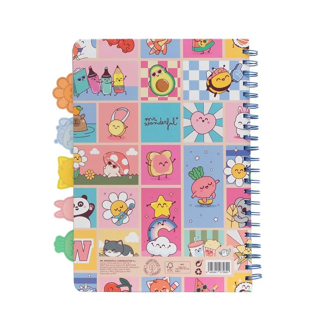 Caderno A4 com Separadores - Wonder Comic - Mr. Wonderful - Image 6