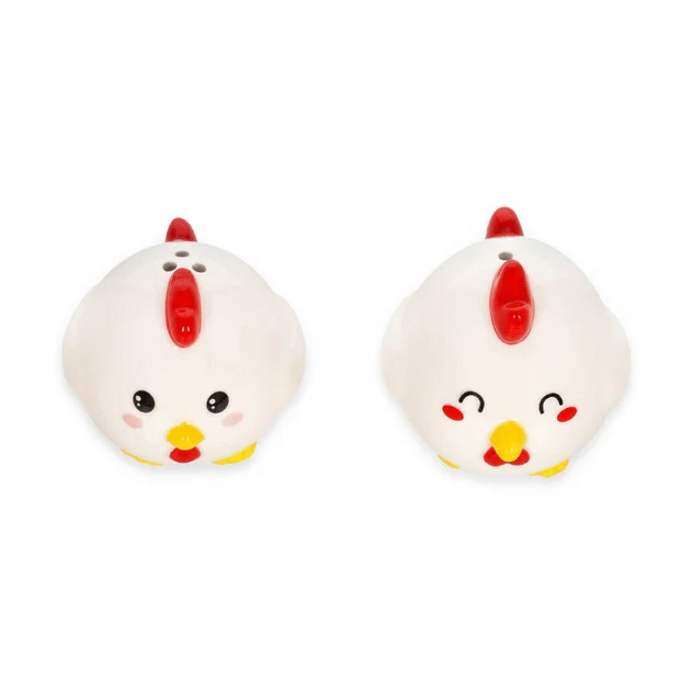Conjunto de Saleiro e Pimenteiro de Cerâmica Galinha Legami - Image 3