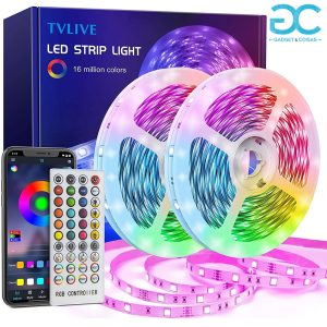 Kit Profissional Fita Led RGB APP Bluetooth Vários Tamanhos
