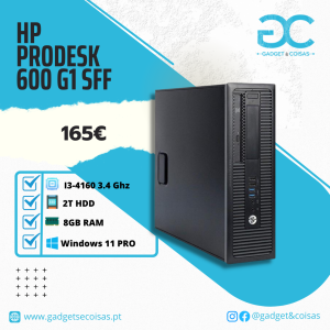 HP ProDesk 600 G1 SFF 8GB RAM 2TB HDD W11