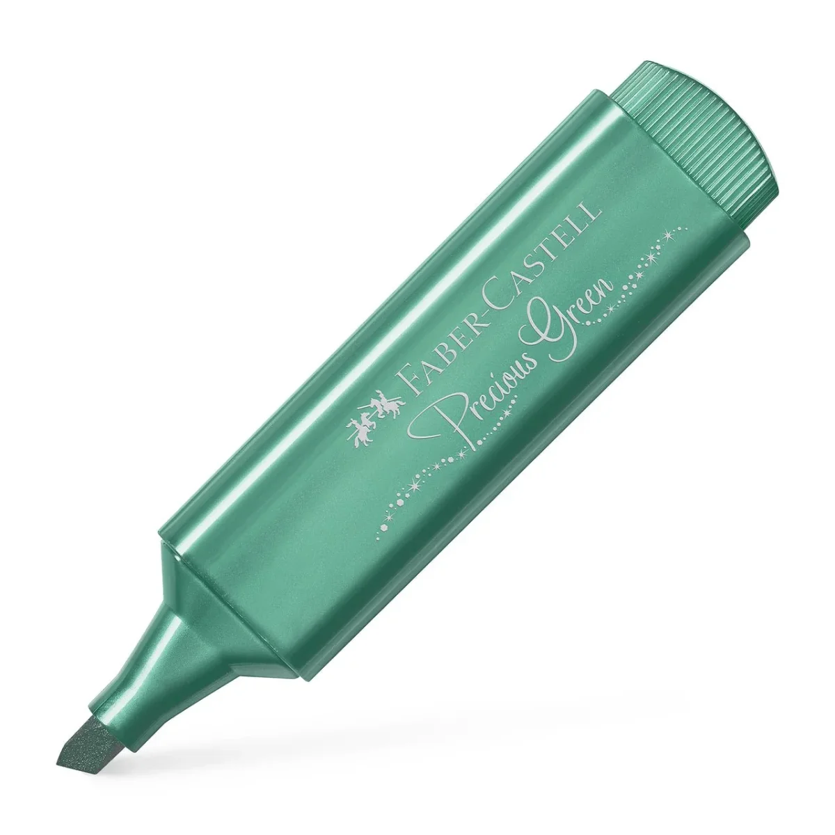 Sublinhador Faber-Castell Textliner Metálico Verde - Image 2