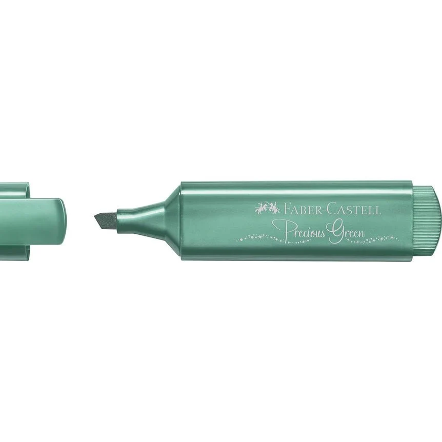 Sublinhador Faber-Castell Textliner Metálico Verde - Image 5