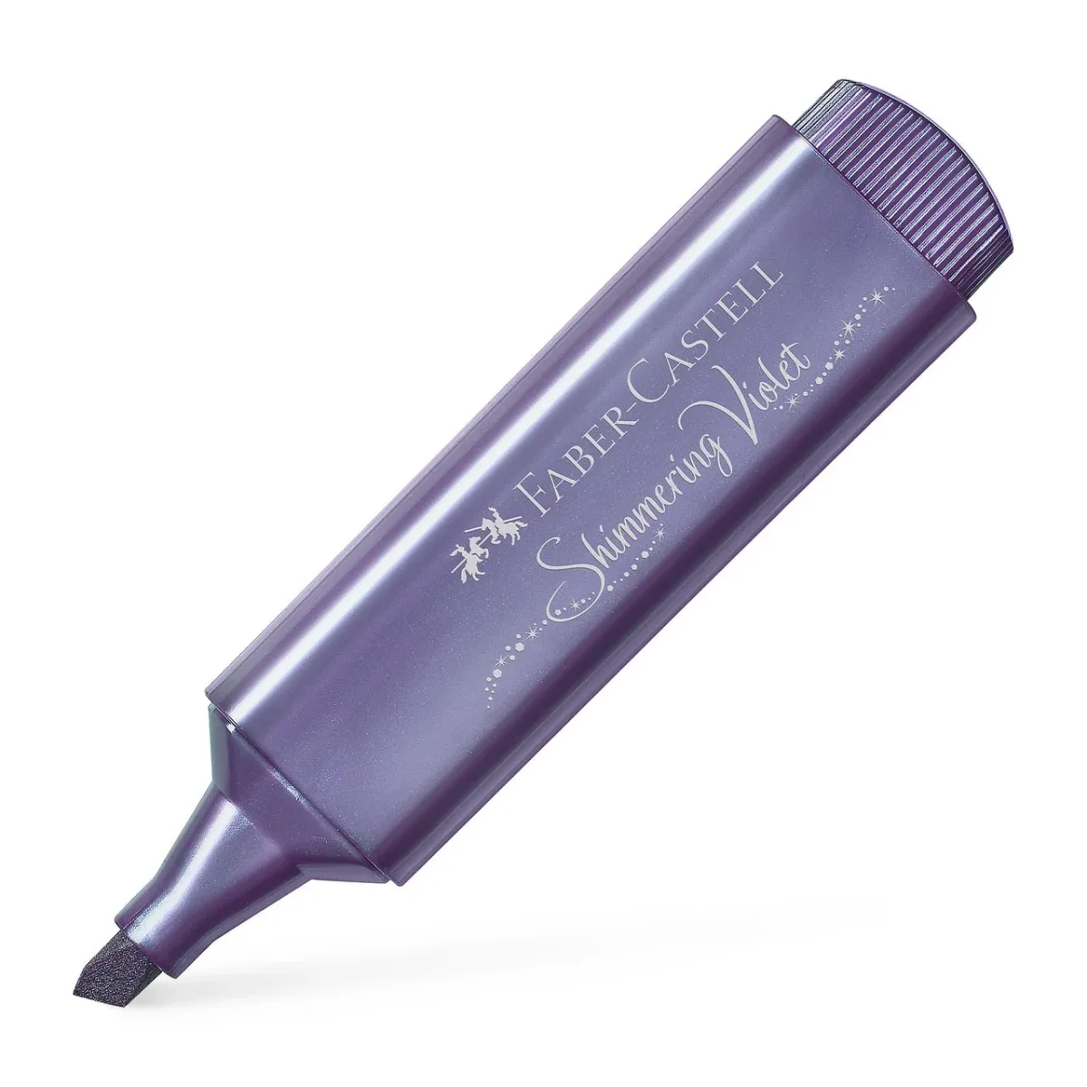 Sublinhador Faber-Castell Textliner Metálico Violeta - Image 2