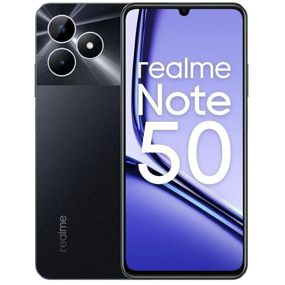 Telemóvel Realme Note 50 3GB 64GB 6.74″ Midnight Black
